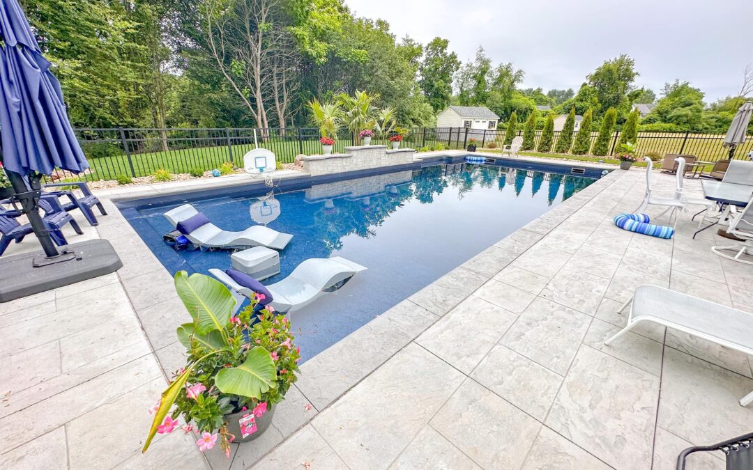 Stamped Concrete Pool Patio Builders | Branford, CT